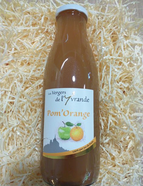 Jus pom'orange Les vergers de l'Yvrande 75cl